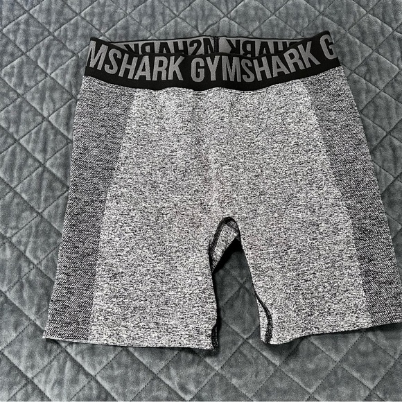 Gymshark Shorts Women Large Flex Seamless Biker Bike Gray Athletic B13 - Picture 1 of 5